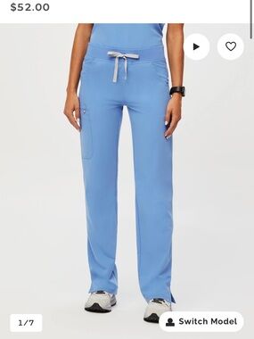 Figs Women's Scrub Pants in Royal Blue